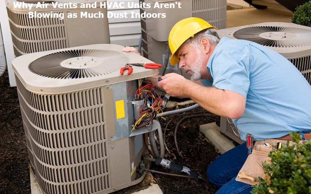 Why Air Vents and HVAC Units Aren't Blowing as Much Dust Indoors