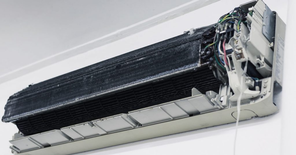 split ac indoor unit parts