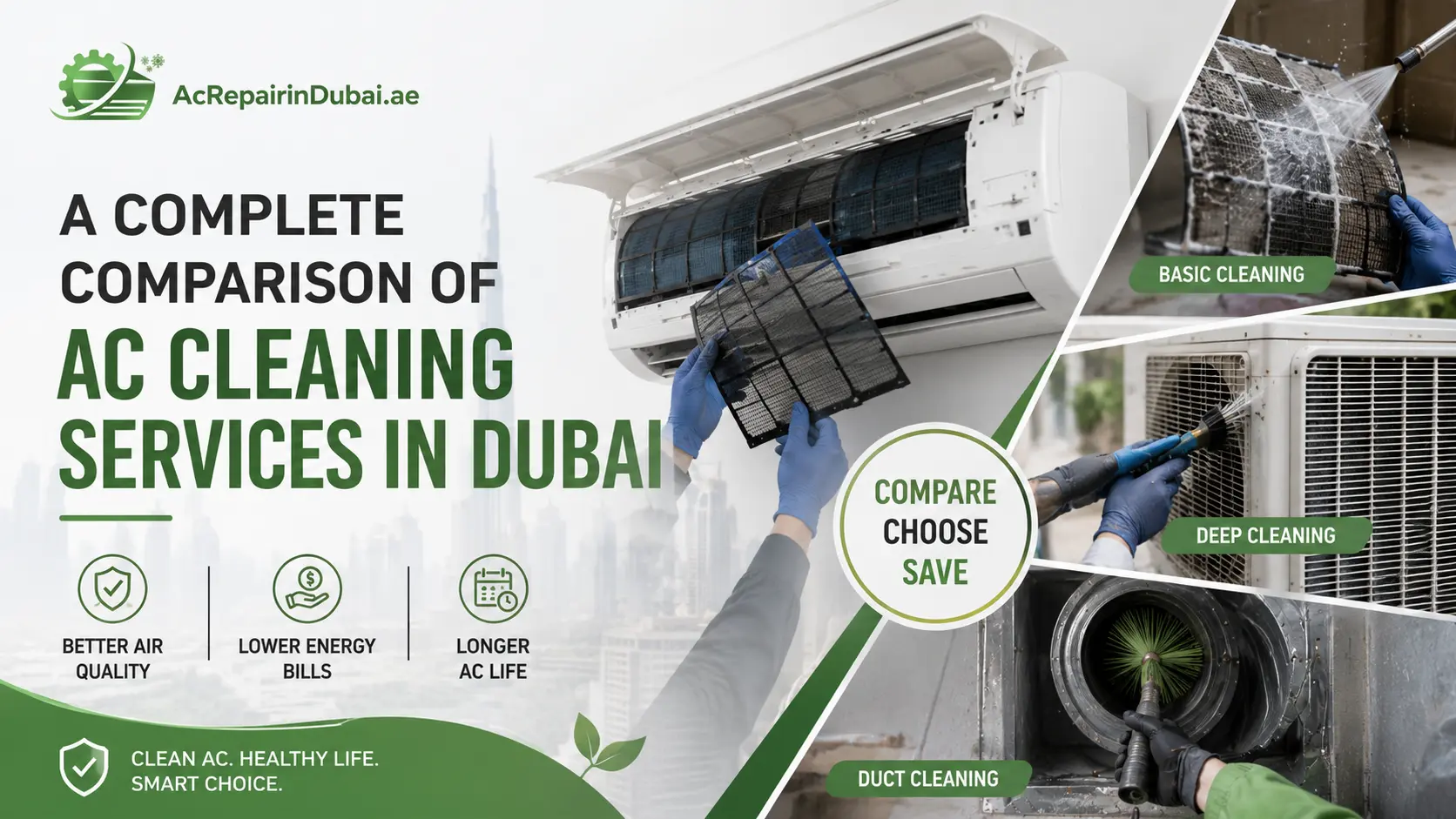 Read more about the article A Complete Comparison of AC Cleaning Services in Dubai