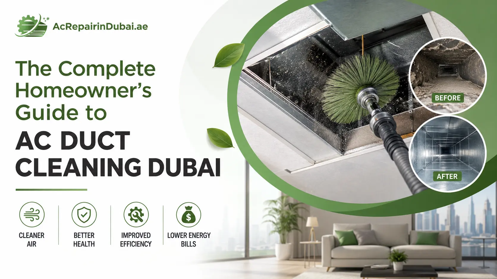 Read more about the article The Complete Homeowner’s Guide to AC Duct Cleaning Dubai