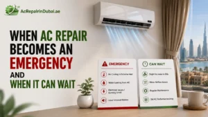 When Emergency AC Repair Is Needed and When It Can Wait