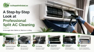A Step-by-Step Look at Professional Split AC Cleaning