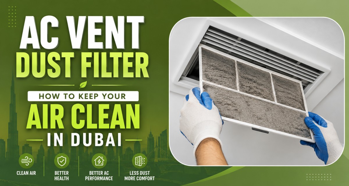 You are currently viewing AC Vent Dust Filter – How to Keep Your Air Clean in Dubai