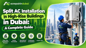 Split AC Installation in High-Rise Buildings in Dubai: A Complete Guide