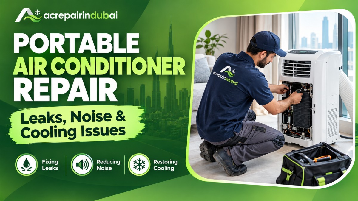 You are currently viewing Portable Air Conditioner Repair – Leaks, Noise & Cooling Issues