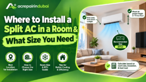 Where to Install a Split AC in a Room & What Size You Need