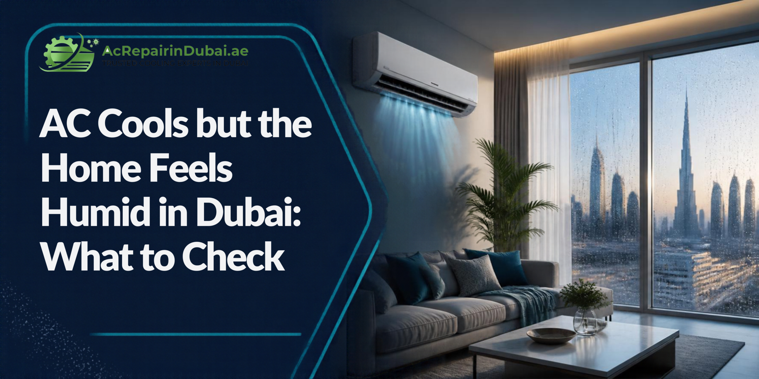 You are currently viewing AC Cools but the Home Feels Humid in Dubai: What to Check