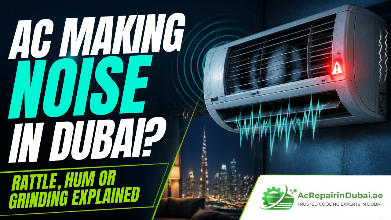 You are currently viewing AC Making Noise in Dubai? Rattle, Hum or Grinding Explained