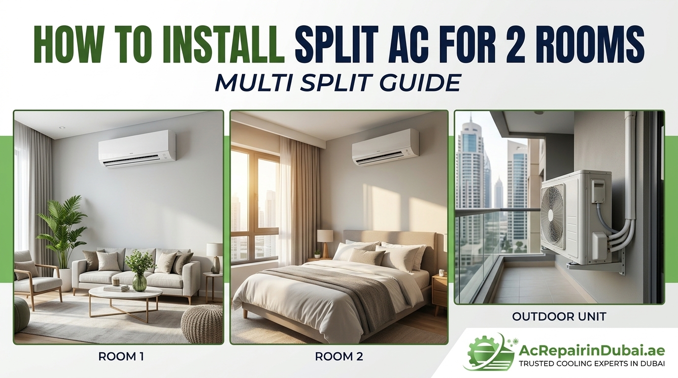 You are currently viewing How to Install Split AC for 2 Rooms: Multi Split Guide